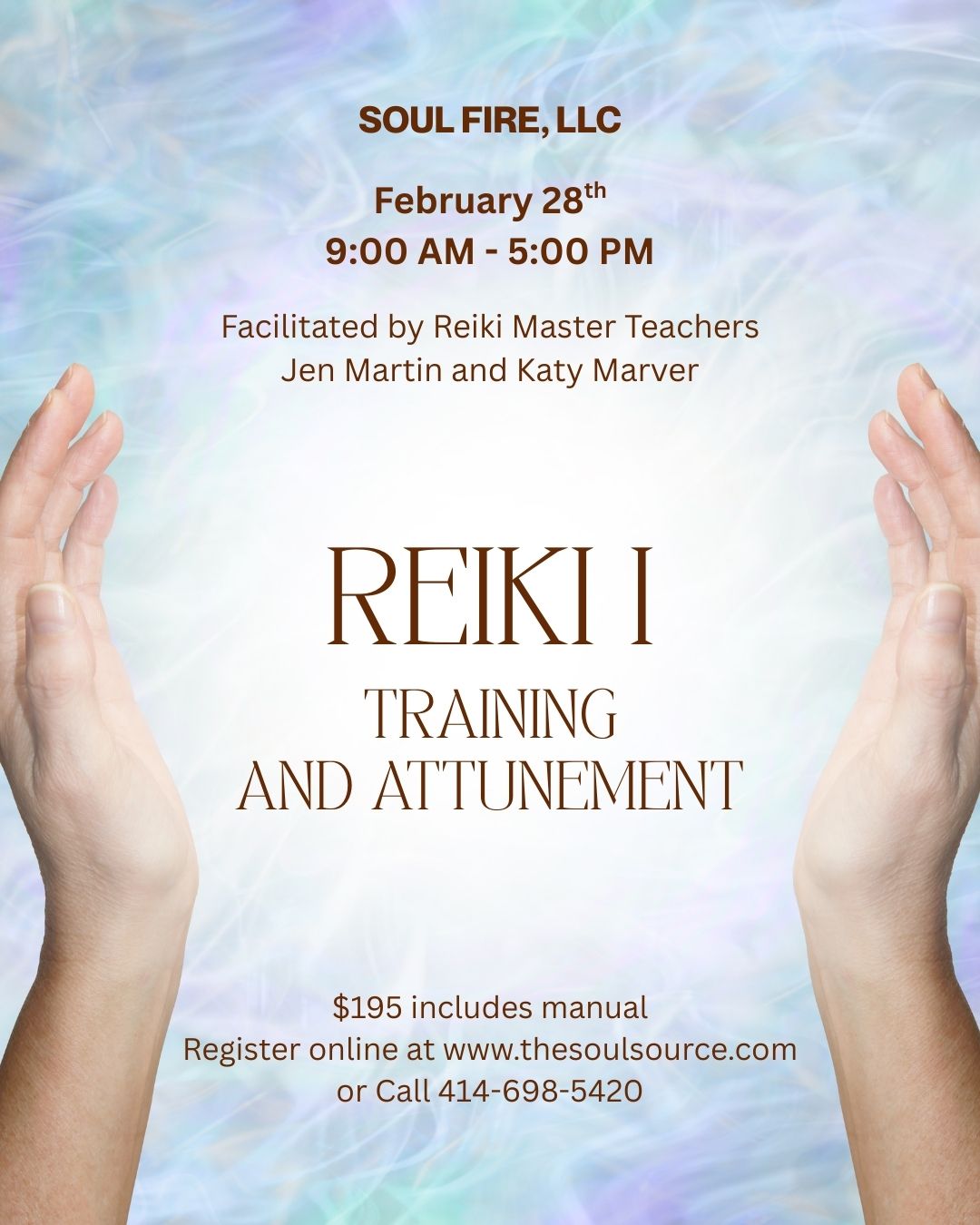 Reiki I Training and Attunement / February 28, 2026