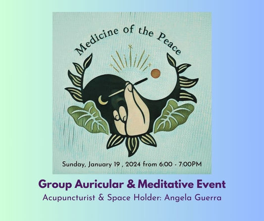 Sunday, January 19th / Medicine of Peace Meditative Event