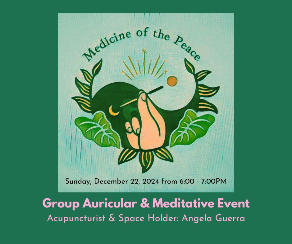 Sunday, December 22nd  / Special Medicine of Peace Meditative Event